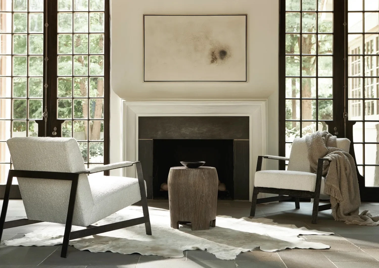 Wood furniture chairs and coffee table